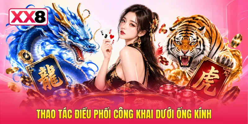 Thao tác điều phối công khai dưới ống kính 